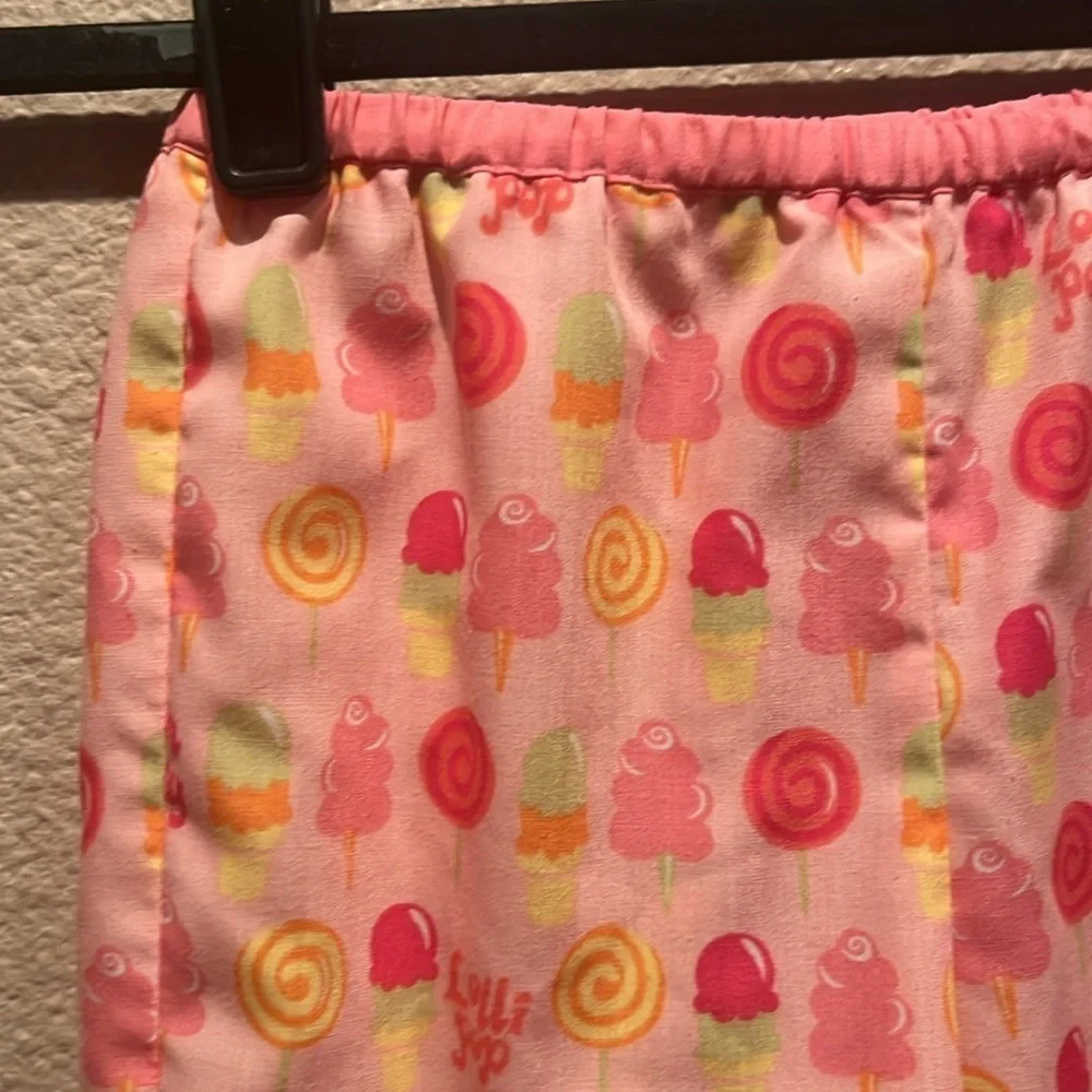 Gymboree Girl’s Lollipop Candy Cotton Candy Pajama Pants Size 4